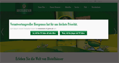 Desktop Screenshot of distelhaeuser.de